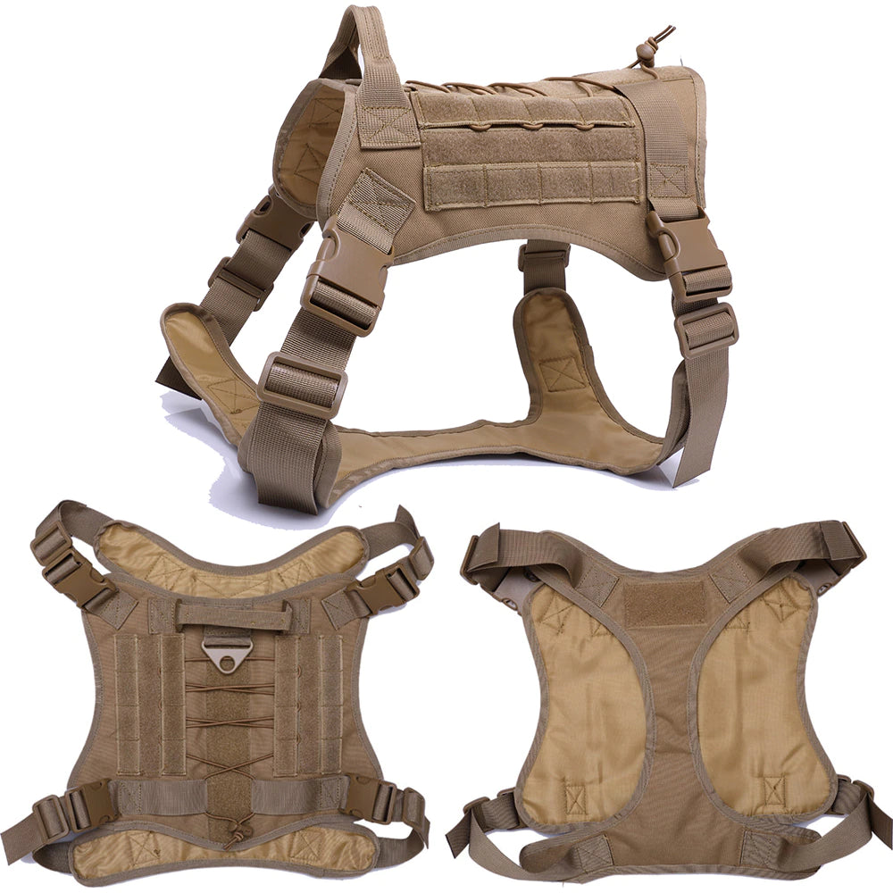 Tactical Dog Harnesses Pet Training Vest Dog Harness and Leash Set for Small Medium Big Dogs Walking Hunting Free Shipping Items