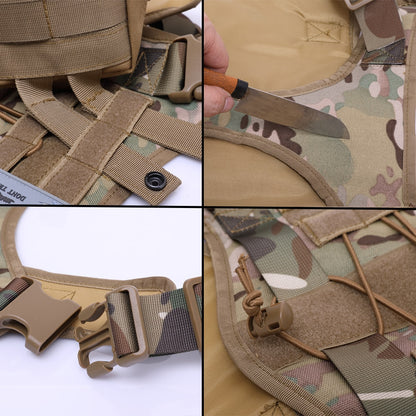 Tactical Dog Harnesses Pet Training Vest Dog Harness and Leash Set for Small Medium Big Dogs Walking Hunting Free Shipping Items