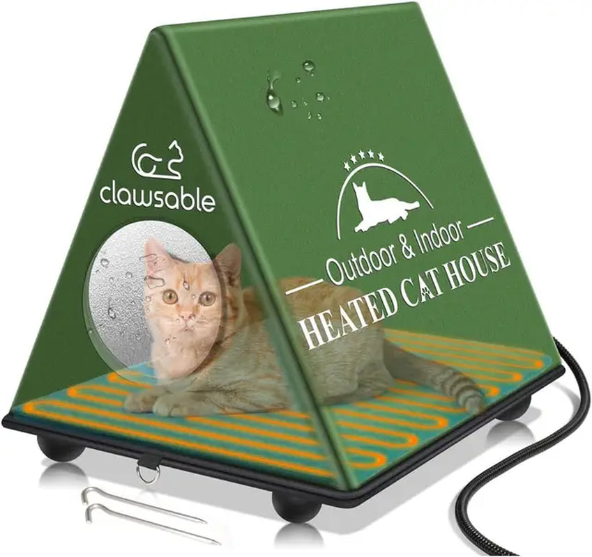 Pet Supplies Extremely Waterproof Kennel for Cats House Indestructible Heated Cat House for Outdoor Cats in Winter Bed Products